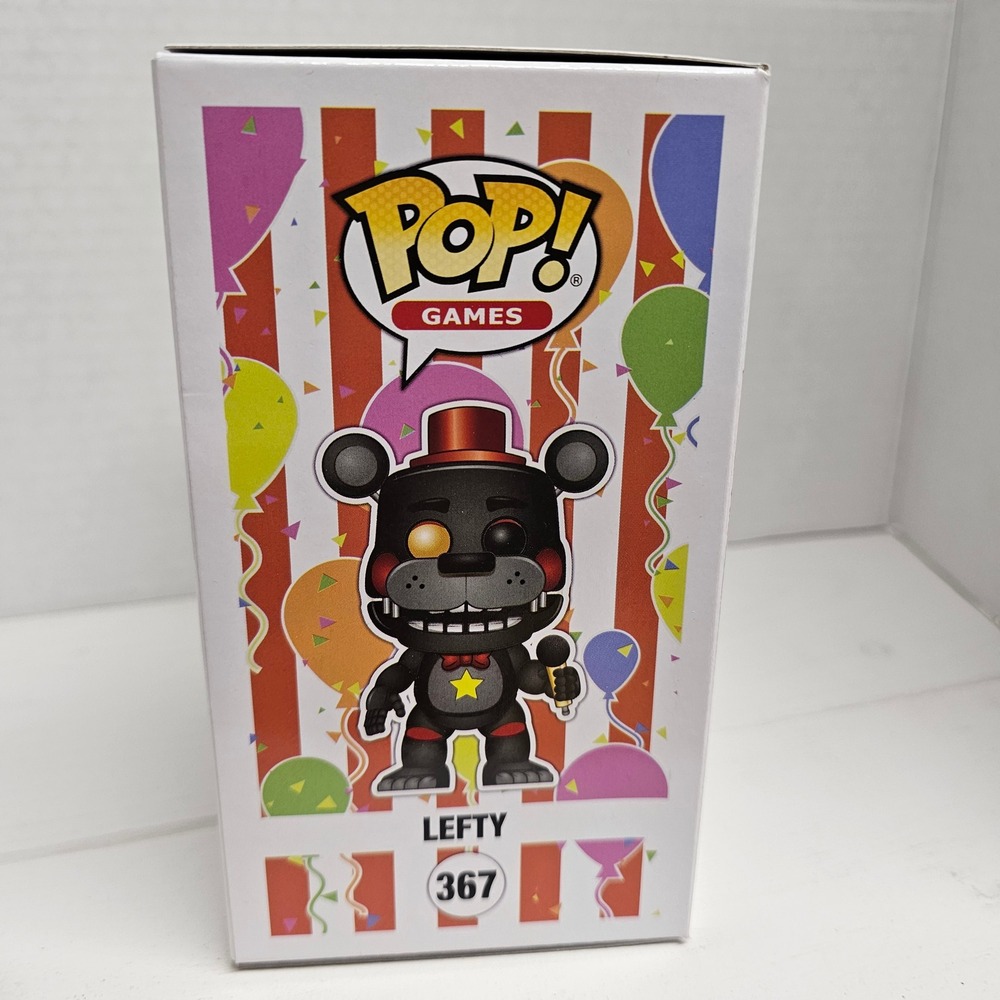 Funko Pop Games Five Nights at Freddys Pizzeria Simulator Lefty 367 Vinyl Figure - Picture 4 of 6